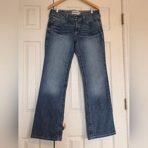 Ariat Women's Classic Blue Boot Cut Mid Rise Jeans, 31R